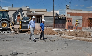 Imagen de la nota: Avanzan las obras de cloacas en  Villa Floresta y barrio Belgrano