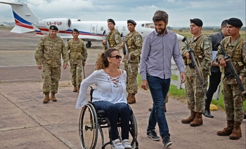 Imagen de la nota: Previo a ir a Laprida, Michetti hizo escala en Olavarría