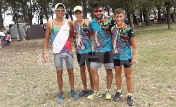 Imagen de la nota: Presencia local en un triatlón en La Madrid