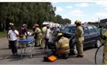 Imagen de la nota: Ruta 205: una mujer herida en un fuerte accidente