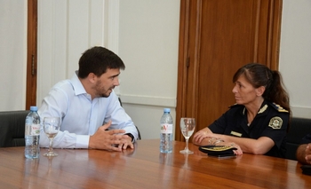 El intendente, junto a la titular de la Superintendencia de Seguridad Imagen de la nota: El intendente, junto a la titular de la Superintendencia de Seguridad