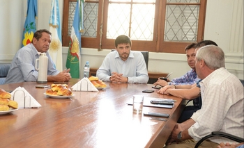 Imagen de la nota: Galli recibió referentes de Aduana Necochea y Puerto Quequén