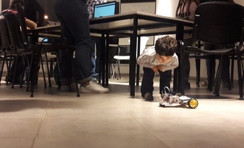 Muestreo en el cierre del taller de robótica  Imagen de la nota: Muestreo en el cierre del taller de robótica