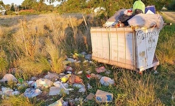 Imagen de la nota: Quejas por falta de recolección de basura en contenedores 