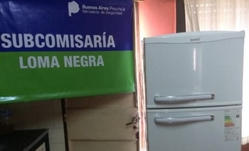 Imagen de la nota: Loma Negra: Recuperaron una heladera robada