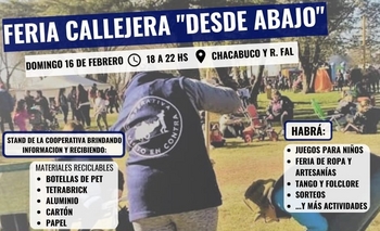 Feria Callejera “Desde Abajo” en barrio Sarmiento Norte Imagen de la nota: Feria Callejera “Desde Abajo” en barrio Sarmiento Norte