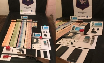 Incautaron armas, marihuana, cocaína y dinero en efectivo Imagen de la nota: Incautaron armas, marihuana, cocaína y dinero en efectivo