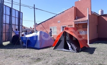 Imagen de la nota: “Traeré muebles, la carpa y me quedaré acá”