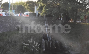 Imagen de la nota: VIDEO: El trabajo para rescatar al hombre caído