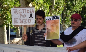Imagen de la nota: La familia de Enzo sostiene el reclamo de justicia