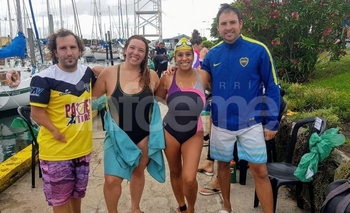 Imagen de la nota: Olavarrienses compitieron en el “Entre 2 escolleras”