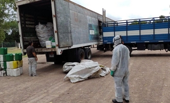 Imagen de la nota: La SRO realizó la recolección de envases de fitosanitarios