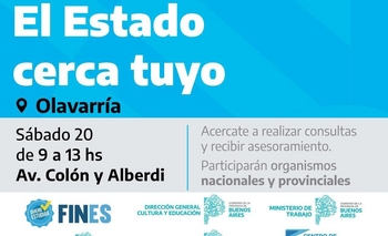 Imagen de la nota: Llega a Olavarría “El Estado cerca tuyo”
