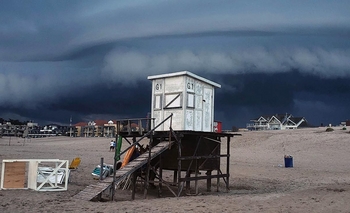 Imagen de la nota: Destrucción en Mar del Plata por un temporal