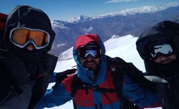 Imagen de la nota: Montañistas olavarrienses a 6100 metros 