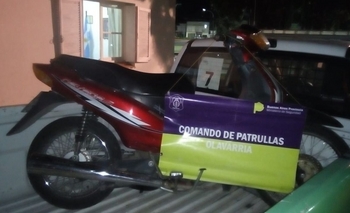 Imagen de la nota: Encontraron una moto abandonada