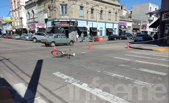 Imagen de la nota: Ciclista resultó herido tras chocar con una camioneta