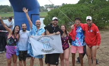 Imagen de la nota: Olavarrienses en Necochea en el “Día de la Natación”