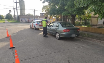 Imagen de la nota: Se realizaron controles de tránsito en el Barrio CECO