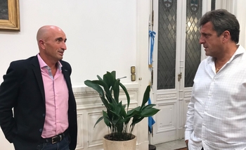 Imagen de la nota: Sergio Massa recibió a Eduardo Rodríguez 