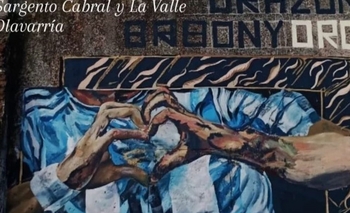 Imagen de la nota: Inauguran un mural de Di María en el Microcentro