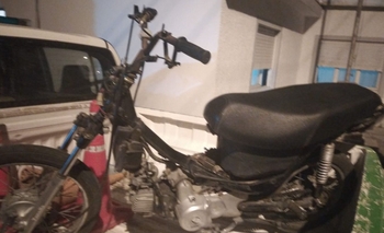 Imagen de la nota: Retienen una moto con pedido de secuestro activo