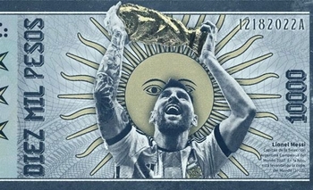 Imagen de la nota: ¿Se viene el billete de $ 10.000 con la cara de Messi?