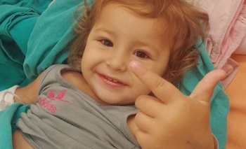 Imagen de la nota: Alma, la nena de 3 años fue operada y ya está en su casa