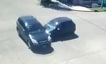 Imagen de la nota: Hay un reductor de velocidad, pero chocan igual