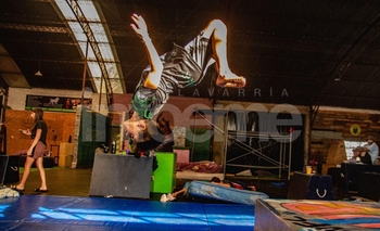 Imagen de la nota: Parkour: show y capacitación en la RT y campus de Olavarría