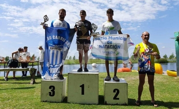 Imagen de la nota:  Nadadores de Estudiantes y Ferro con podios en La Madrid