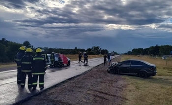 Imagen de la nota: Bolívar: Una joven de 24 años murió tras un impactante choque en la Ruta 226