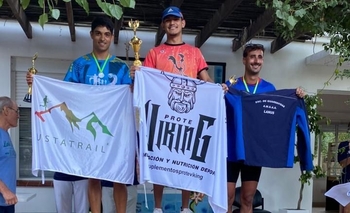 Imagen de la nota: Ardiles y Landaburu en lo más alto del podio