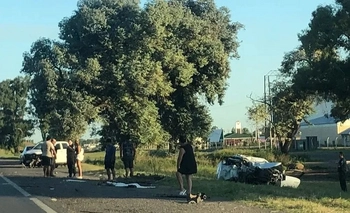 Imagen de la nota: Junín: una mujer y un hombre murieron en un choque frontal sobre la ruta 65