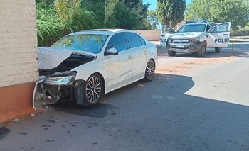 Imagen de la nota: Sufrió descompensó e impactó contra un limitador frente a Loma de Paz
