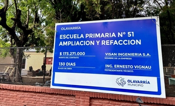 Imagen de la nota: Plan Municipal de Infraestructura Escolar: avanza la obra en la Escuela Primaria Nº 51 “Pedro Goyena”