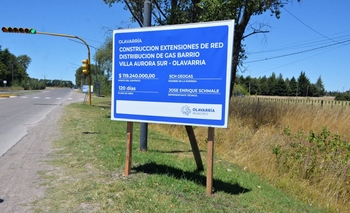 Imagen de la nota: Inició la obra de construcción de red de gas en Villa Aurora Sur que alcanzará a 181 familias