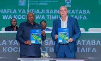 Imagen de la nota: Gamondi renovó su contrato con la Selección de Tanzania