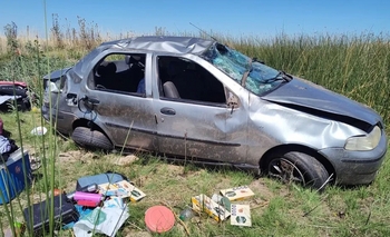 Imagen de la nota: General La Madrid: murió una mujer en el vuelco de un auto sobre la ruta 51