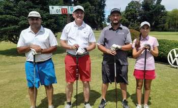 Imagen de la nota: Golf: Uma y Leonardo Springer ganaron el Fourball Americana 