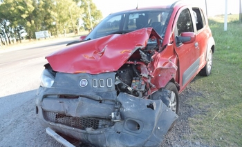 Imagen de la nota: Otro fuerte choque en el acceso a Sierras Bayas