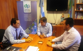 Imagen de la nota: Vitale e Iguerategui reunidos con el Defensor del Pueblo