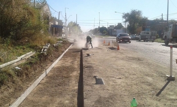 Imagen de la nota: Trabajos de pavimentación en Alberdi y Álvaro Barros