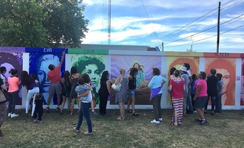Imagen de la nota: Emplazaron el primer Mural Interactivo en Olavarría