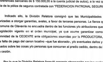 Imagen de la nota: Tribunal rechazó la figura de “fiador” del Municipio 