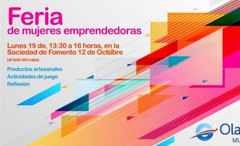 Feria de mujeres emprendedoras  Imagen de la nota: Feria de mujeres emprendedoras