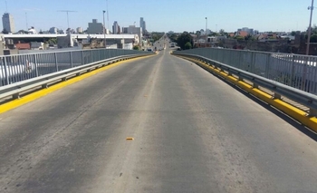 Imagen de la nota: Corte de tránsito en el puente de avenida Colón