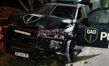 Imagen de la nota: Fiesta del Ternero: cuatro policías heridos en choque entre patrulleros 