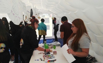 Imagen de la nota: Carpa con diversas actividades por la Semana de la Memoria