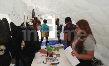 Imagen de la nota: Carpa con diversas actividades por la Semana de la Memoria